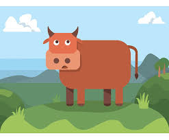 Ane pingin ngajak agan smua bernostalgia dikit nih. Desain Vektor Kartun Sapi Ai Uidownload