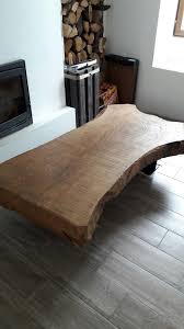 Table Basse Maison Faite A Partir D Un Plateau En Ormeau Et D Une Poutre En Fer Table Basse Maison Table
