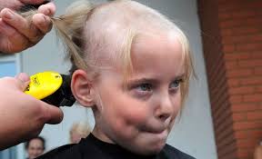 Pictures: Kacey Day has head shaved to support Rebecca Henderson