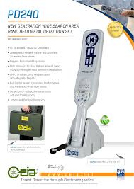 Thruscan sx walk through metal detector. Pd240 Ceia S P A Manualzz