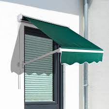 Gardner 4 Ft W X 4 Ft D Fabric Retractable Slope Window Awning Window Awnings Sunroom Windows Awning