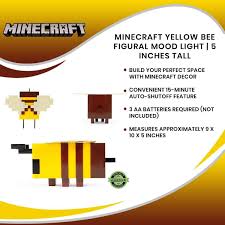 The quintessential guide to every question you've ever had about bees in minecraft. Minecraft Bee 5 Inch Figural Mood Light Free Shipping Toynk Toys
