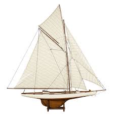 Authentic Models 1901 America S Cup Columbia Medium Sail Model Boat Maquette Voilier Maquettes De Bateaux Maquette Bateau Bois