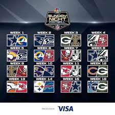 Nfl On Instagram Waiting All Day For The Sunday Night Football Schedule Snfonnbc 2020 Nfl Schedule Release Liv Sunday Night Football Nfl Nfl Week 1