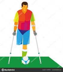 Resultado de imagem para jogador de muleta