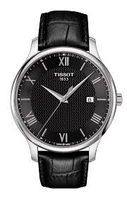 Official Tissot Website Watches T Classic Tissot Tradition T0636101605800 Classic Watches Men Black Leather Watch Tissot