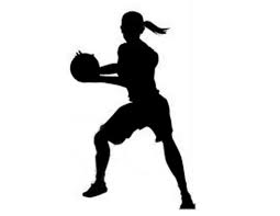 Girl Basketball Player Silhouette Cityyearchicagocivicengagement Painting 2 Indoor Gym Weightroom Mural Girl Silhouette Basketball Painting Silhouette