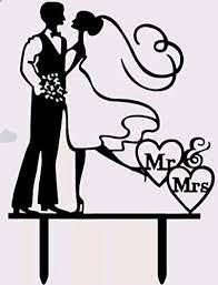 A partire da 3,00 €4,84 €. Cake Topper Silhouette Sposi Stilizzati Mr Mrs Nei Cuori H 13 X 13 5 Cm Amazon It Casa E Cucina