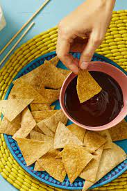 Churro Chips With Spiced Chocolate Dip Recipe Spiced Chocolate Churro Chips Dip Recipes Easy