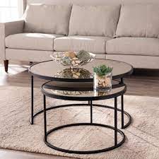 A coffee table is the focus of any living room furniture layout and creates the perfect spot for entertaining. Mirrored Round Coffee Tables You Ll Love In 2021 Wayfair