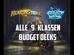 Paladin decks for hearthstone (forged in the barrens) here you can find our latest paladin decks for the latest hearthstone expansion: Hearthstone Abenteuer Der Lichkonig Alle 9 Klassen Budget Decks Deutsch Hd Youtube