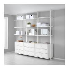 Ikea Elvarli 3 Sections You Can Always Adapt Or Complete This Open Storage Solution As Needed Maybe The Combination We Ve Sugge Open Storage Ikea Shelving