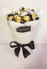 Send flowers and chocolates online. Ferrero Rochr Bouquet Delivery Pakistan Online Ferrero Rocher Delivery