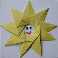 Origami briefumschlag falten einfachen diy brief basteln mit papier basteln ideen. Sonne Oder 9 Zackiger Stern Papierzen