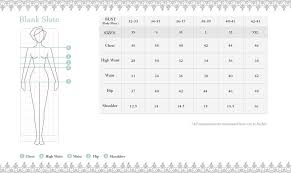 Blank Slate Size Chart Ikkivi