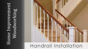 A newel post is usually located at the beginning or end of a stairway, but can be located through out the handrailing system. Handrail Install With Newel Posts Staircase Renovation Series Youtube