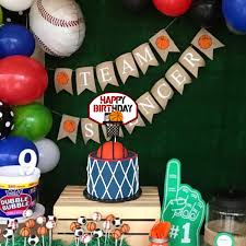 18 x 24 sylvie football portrait on linen art framed canvas wall decor designovation. Buy Basketball Cake Topper Happy Birthday Sign Cake Decorations For Basketball Ball Player Scene Sport Net Court Themed Man Women Boy Girl Birthday Party Supplies Double Sided Online In Turkey B08hvp39g8
