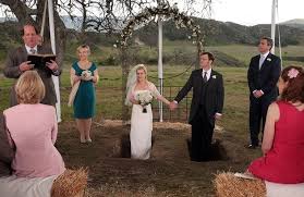 The Wedding Of Angela Martin Angela Kinsey And Dwight Schrute Rainn Dwight And Angela Tv Weddings The Office Dwight