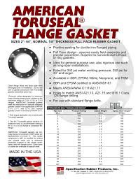 American Toruseal Flange Gasket 7