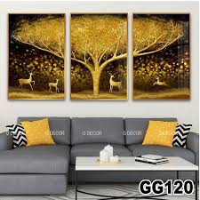 It might sound kind of intimidating, but we're here to tell you that lots of diy paintings, embroidery pieces, and abstract artwork isn't as hard to make as you think. Canvas Wall Painting 3 Pictures Nordic Style 119 Decorative Painting Living Room Bedroom Dining Room Shopee Malaysia