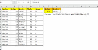 Vlookup With Dynamic Col Index