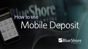 Interac debit the security behind. Mobile Deposit Blueshore Financial