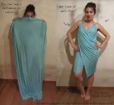 Pull the fringe to create strings and tie the pairs together. Diy A Rectangle Into A Swimsuit Cover Up Wrap Dresses Diy Diy Swimwear Swimsuit Cover