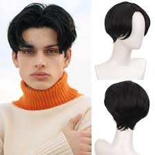 As with wavy hair, men with curly hair have a naturally fashionable texture as well. Best Offers Men Curly Hair Wigs List And Get Free Shipping A293
