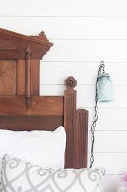 Convert antique full bed to queen. Rustic Eastlake Headboard In Master Bedroom