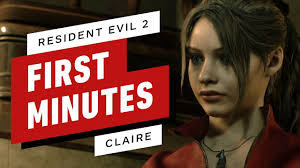 The First 15 Minutes of Resident Evil 2 Gameplay - Claire Redfield (4K  60fps) - YouTube
