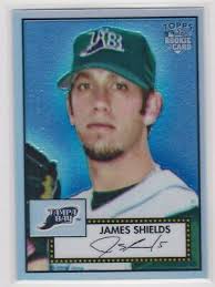 JAMES SHIELDS 2006 TOPPS '52 CHROME REFRACTOR ROOKIE #298/552 RAYS ROYALS  S2