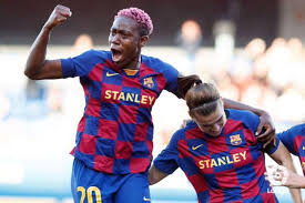 Asisat lamina oshoala mon (born 9 october 1994) is a nigerian professional footballer who plays for arsenal ladies of the fa wsl as a forward. Asisat Oshoala Wins League Title With Barca Women