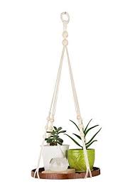 Timeyard Macrame Plant Hanger Indoor Hanging Planter Sh Https Www Amazon Com Dp B078q4q291 Ref C Hanging Plant Holder Plant Hanger Decorated Flower Pots