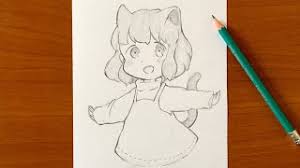 تعلم رسم بنت أنمي كيووت خطوة بخطوة رسم كيووت موسيقى مجانية Mp3