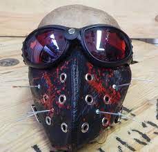 Pin By Taoufik On Cagoule Chien Leather Mask Black Faux Leather Pleather