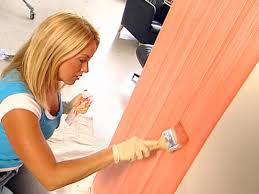 You have about 30 seconds before the paint will be too set to effectively wipe off. Decorative Paint Technique Strie Painting How Tos Diy
