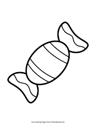 Candy is a sweet delicacy without any nutritional value. Wrapped Candy Coloring Page Free Printable Pdf From Primarygames