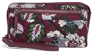 Check spelling or type a new query. Vera Bradley Women S Signature Cotton Rfid Front Zip Wristlet Bordeaux Blooms One Size Buy Online At Best Price In Uae Amazon Ae