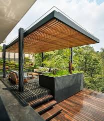 They are made from wood, aluminum and composite material as shown by the photos on the subject of wood deck and stone patio combination gallery. 45 Modern Deck And Patio Ideas And Designs Renoguide Australian Renovation Ideas And Inspiration