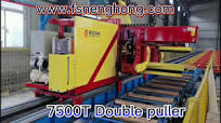 7500T Double puller for aluminum  extrusion#aluminiummanufacturing#aluminiumextrusion