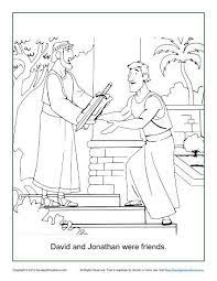 Before they are relatively further to this world, and are exceedingly interested and 54 best david and jonathan images on pinterest from jonathan and david bible coloring pages 417 best coloring sheets for sunday school images on. Pin On Children S Church Ideas