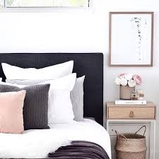 29 Chic Bedside Tables For Major Bedroom Decor Inspiration Bedroom Decor Inspiration Bedroom Design Black Headboard