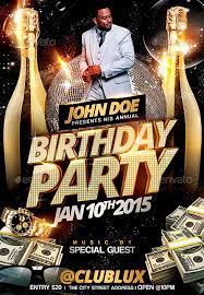 20 Beautifully Designed Psd Birthday Party Flyer Templates Birthday Flyer Party Flyer Free Birthday Stuff
