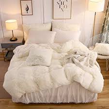 Discover our wide range of comfortable duvet covers and bedding sets at wilko. Review For Uhamho Faux Fur Velvet Fluffy Bedding Duvet Cover Set Down Comforter Quilt Cover With Pillow Shams Ultra Soft Warm And Durable Twin Aqua