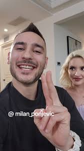 Milan Ponjevic and Amber Lace