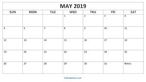 Blank May 2019 Printable Calendar Templates Calendarbuzz Printable Calendar Template Blank Calendar Pages Calendar Template