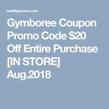 Gymboree Coupon Promo Code 20 Off Entire Purchase In Store Aug 2018 Promo Codes Coding Gymboree