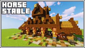 The same goes for the the legend of zelda series. Minecraft Horse Stable Tutorial How To Build Youtube