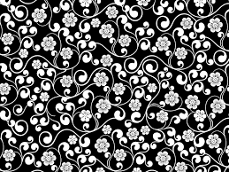 Maybe you would like to learn more about one of these? Black And White Floral Pattern Background Openclipart