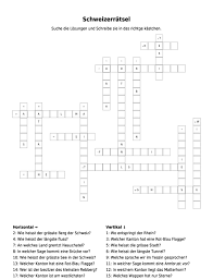 Die schweiz hat 26 kantone; Kreuzwortratsel Schweizerratsel Als Pdf Arbeitsblatt Schulraetsel De